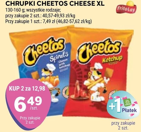 Cheetos Chrupki kukurydziane orzechowe 140 g