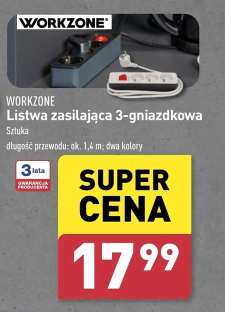 Listwa zasilająca Workzone