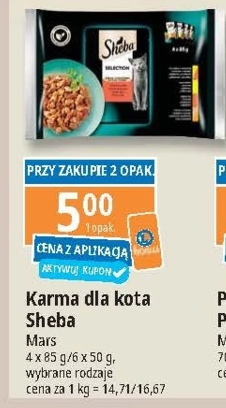 Sheba Nature's Collection Karma dla kotów w sosie rybne smaki 430 g (4 x 85 g)
