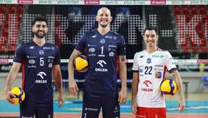 Gwiazdy ZAKS-y, od lewej Marcin Janusz, Bartosz Kurek, Erik Shoji