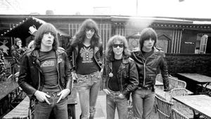 Ramones w ramoneskach w Kopenhadze w 1977 r. - od lewej: Johnny, Joey, Tommy i Dee Dee