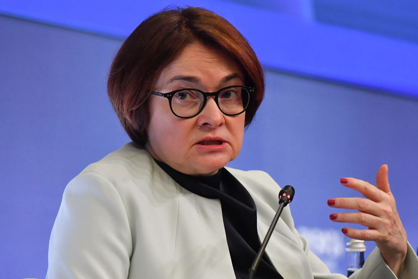 Szefowa rosyjskiego banku centralnego Elwira Nabiullina Szefowa rosyjskiego banku centralnego Elwira Nabiullina
