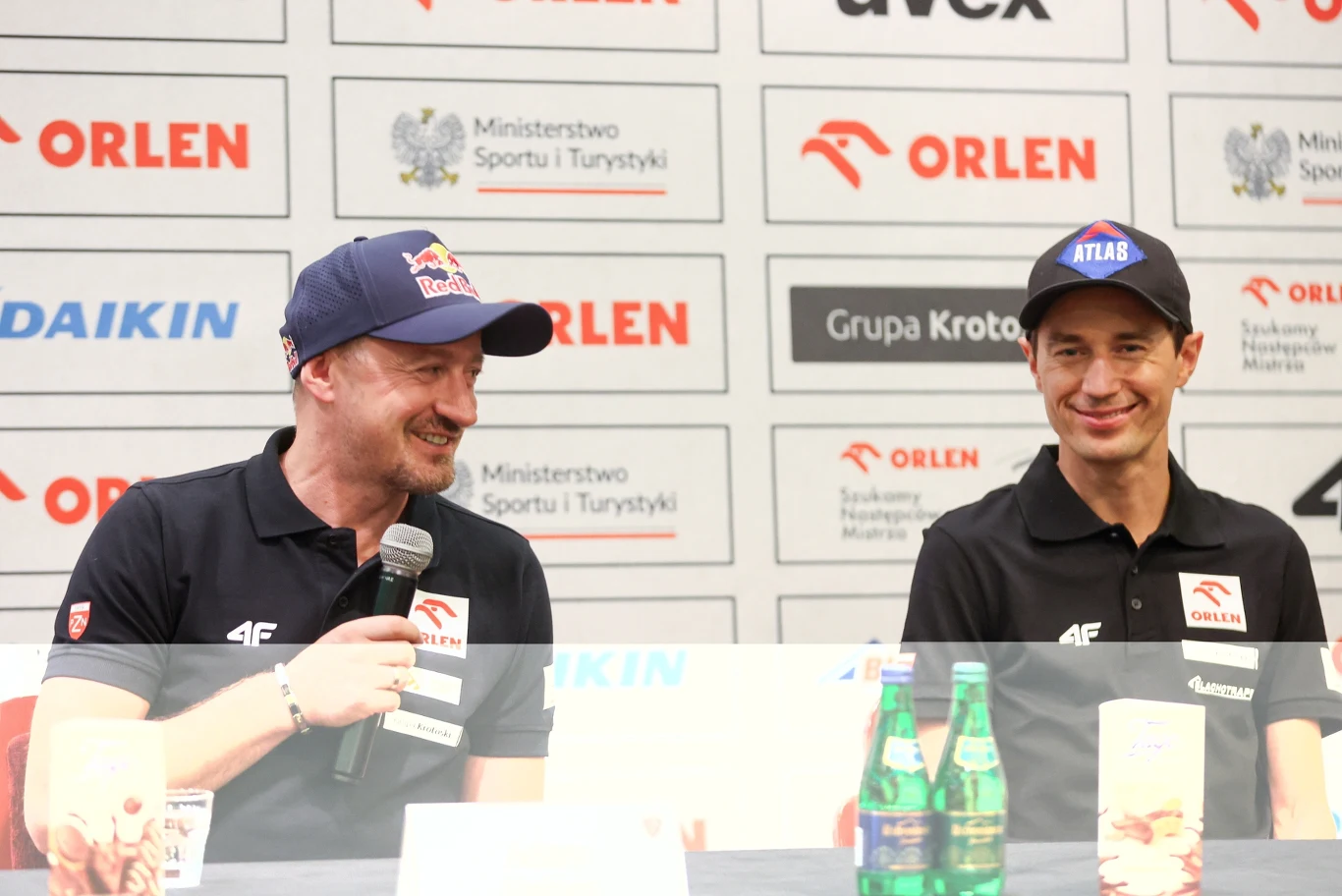 Kamil Stoch i Adam Małysz Kamil Stoch i Adam Małysz