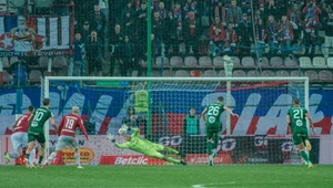W meczu z Wisłą Warta zdobyła bramkę z rzutu karnego