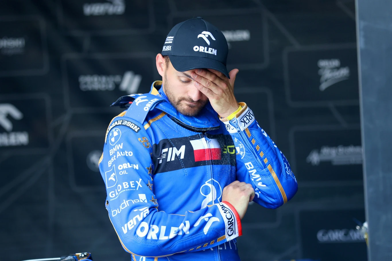 Zafrasowany Bartosz Zmarzlik.