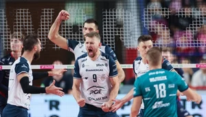 Bartłomiej Bołądź (nr 9) był jednym z bohaterów spotkania PGE Projekt Warszawa - ZAKSA Kędzierzyn-Koźle