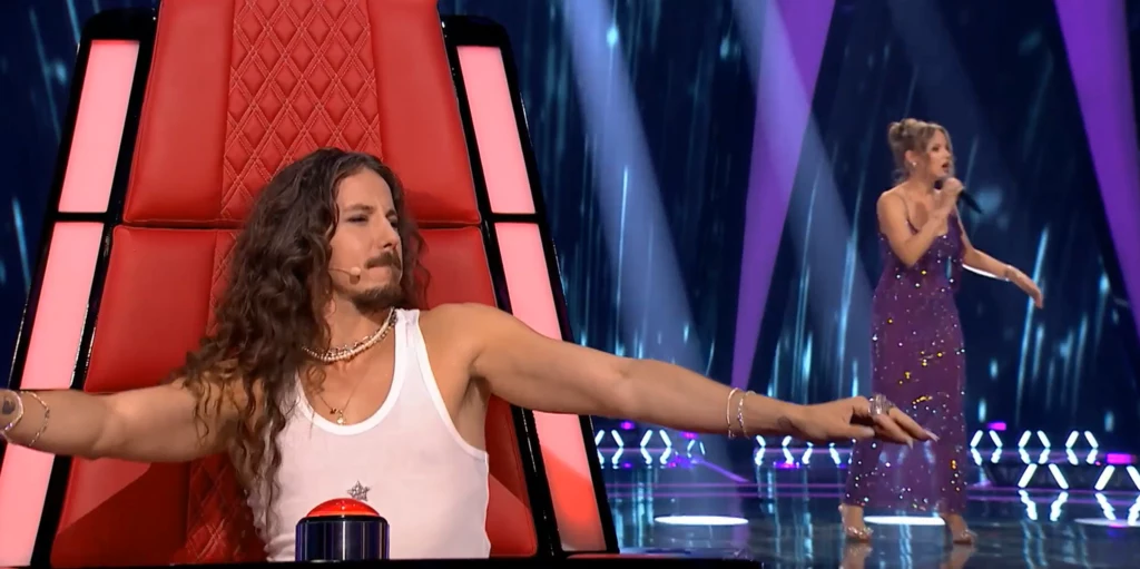 Michał Szpak i Izabela Płóciennik w "The Voice of Poland"