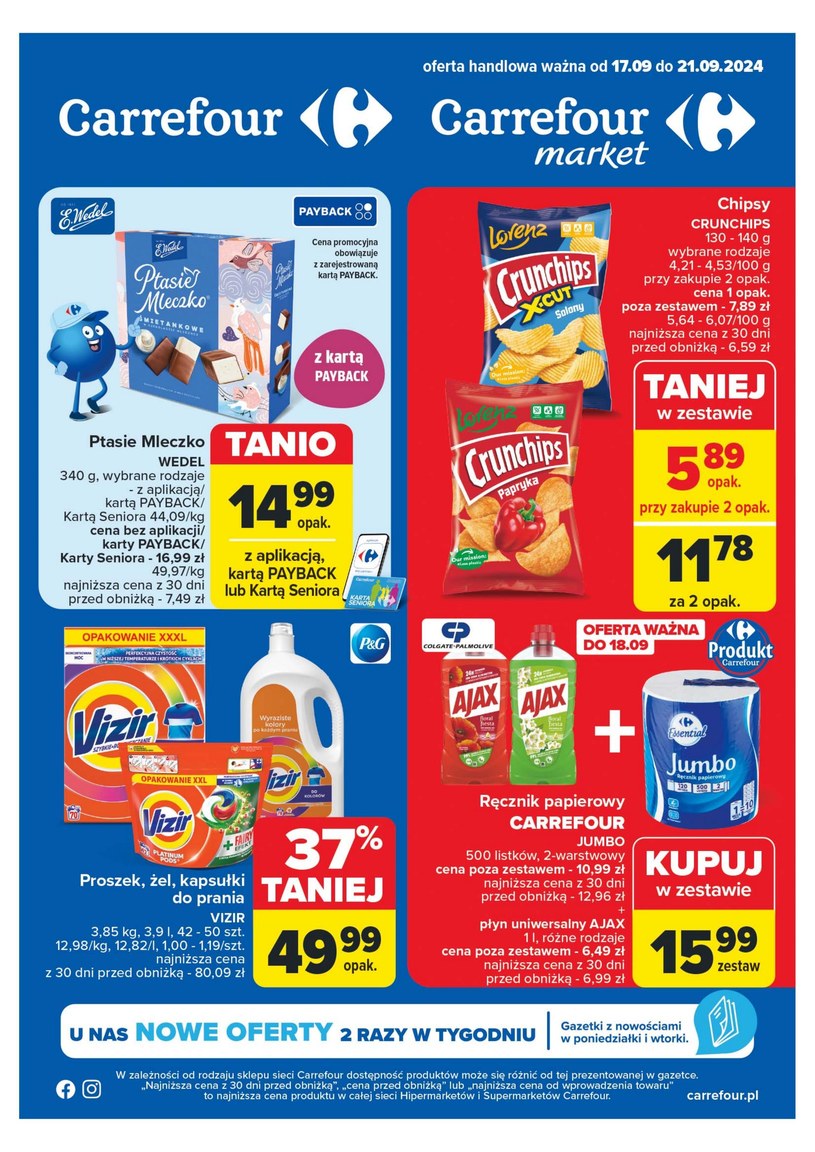 Gazetka promocyjna Carrefour - ważna od 17. 09. 2024 do 21. 09. 2024