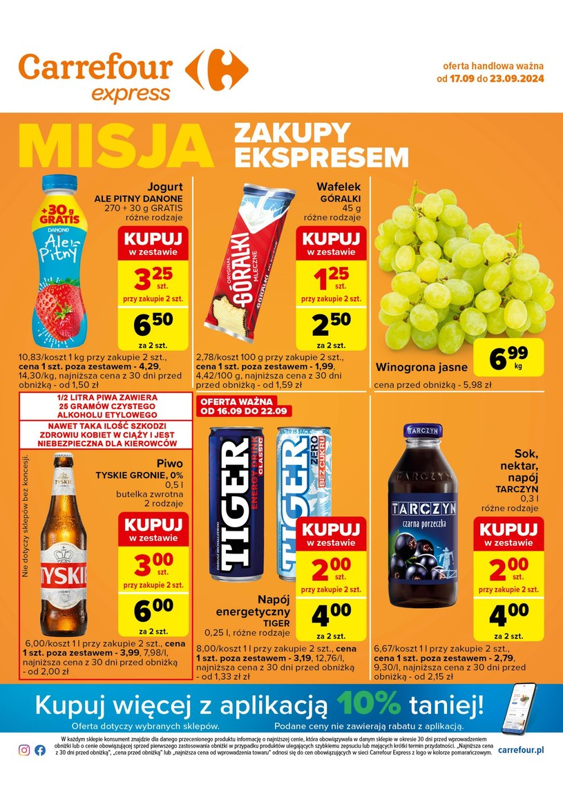 Gazetka promocyjna Carrefour Express - ważna od 17. 09. 2024 do 23. 09. 2024