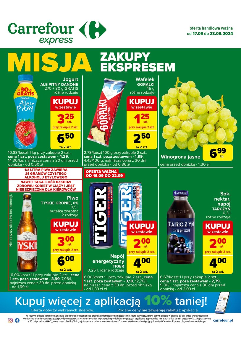 Gazetka: Ekspresowe promocje dla każdego – Carrefour Express - strona 1