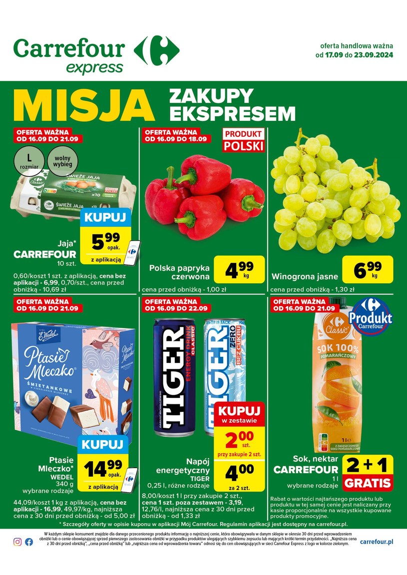 Gazetka: Codzienne produkty w super cenach – Carrefour Express - strona 1