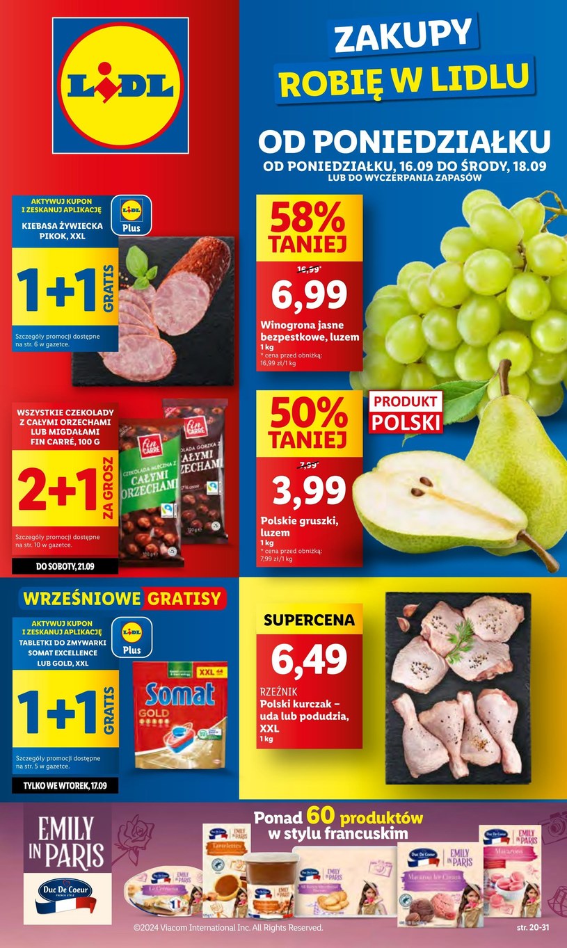 Gazetka promocyjna Lidl - ważna od 16. 09. 2024 do 18. 09. 2024