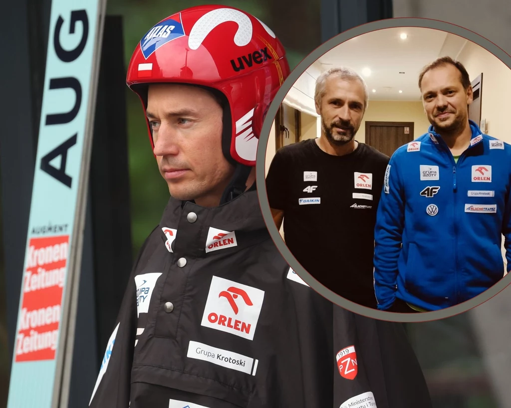 Kamil Stoch i jego dwóch starych-nowych trenerów - Michal Doleżal i Łukasz Kruczek