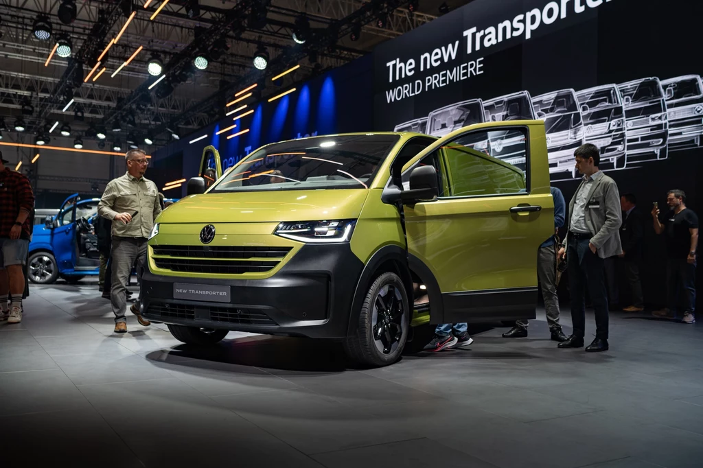 Nowy Volkswagen Transporter debiutuje na targach IAA Transportation 2024.