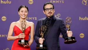 Anna Sawai i Hiroyuki Sanada z nagrodami Emmy za serial "Szogun"
