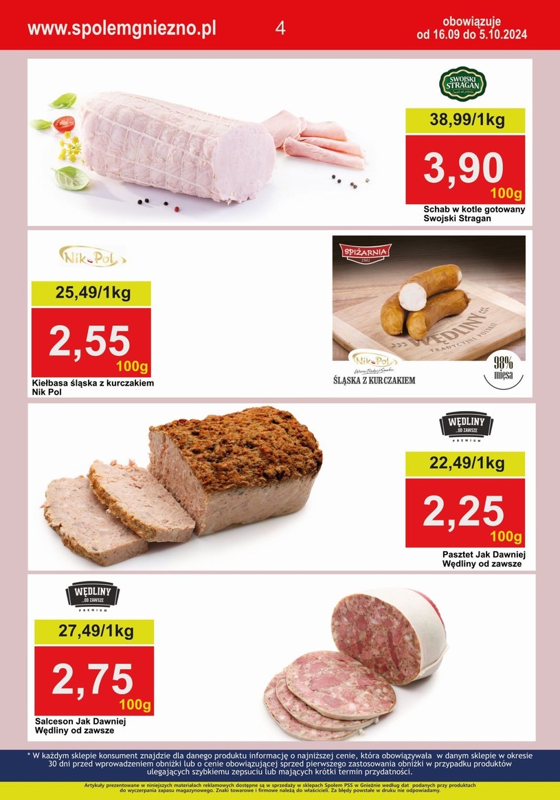 Gazetka: Oferta handlowa Społem Gniezno - strona 4