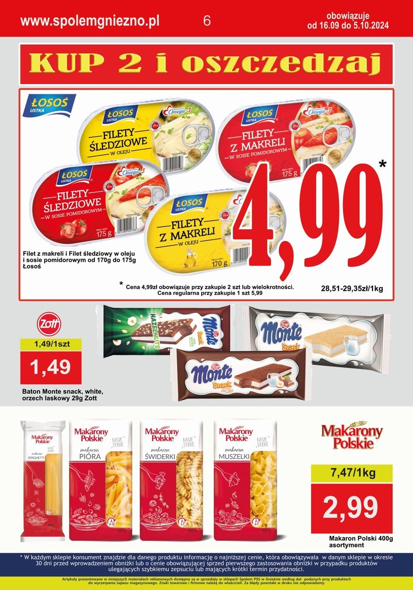 Gazetka: Oferta handlowa Społem Gniezno - strona 6