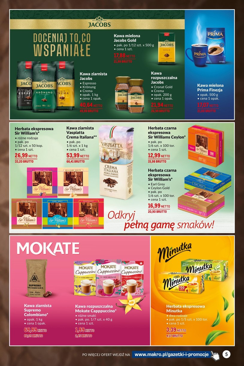 Gazetka: Aromatyczne chwile - Makro Cash&Carry - strona 5