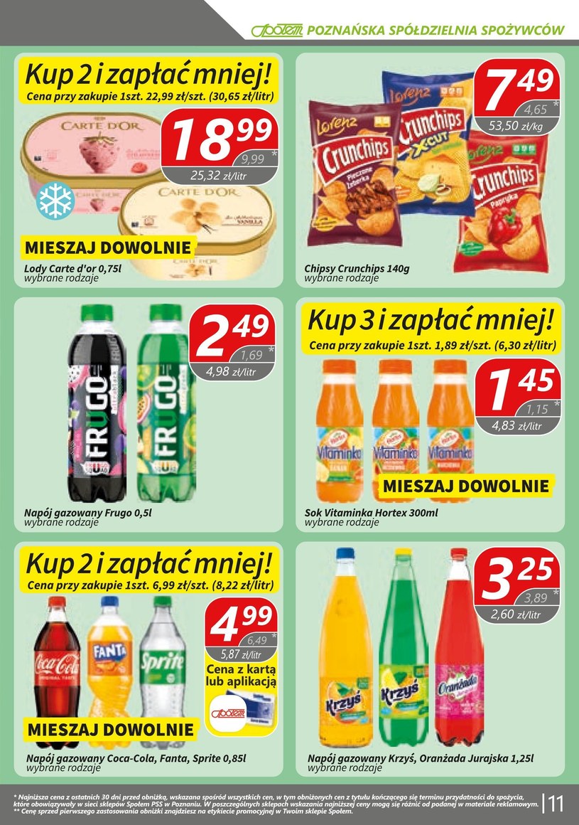 Gazetka: PSS Społem Poznań - nowa oferta promocyjna - strona 11