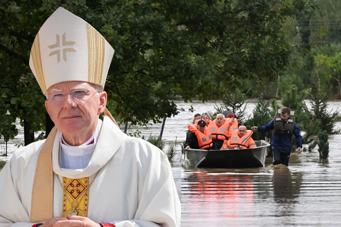 Pomoc dla powodzian. Archidiecezja Krakowska przekaże 500 tys. złotych Pomoc dla powodzian. Archidiecezja Krakowska przekaże 500 tys. złotych