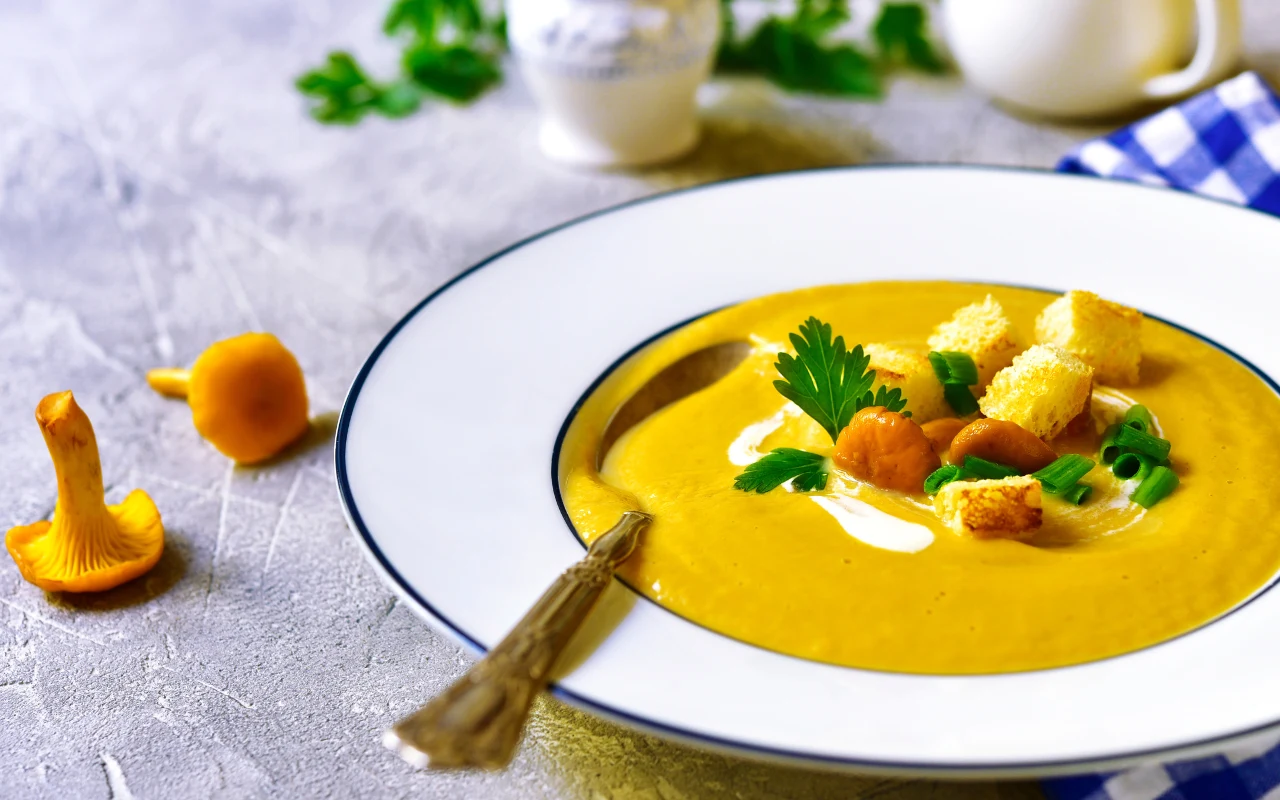 Zupa krem z kurek