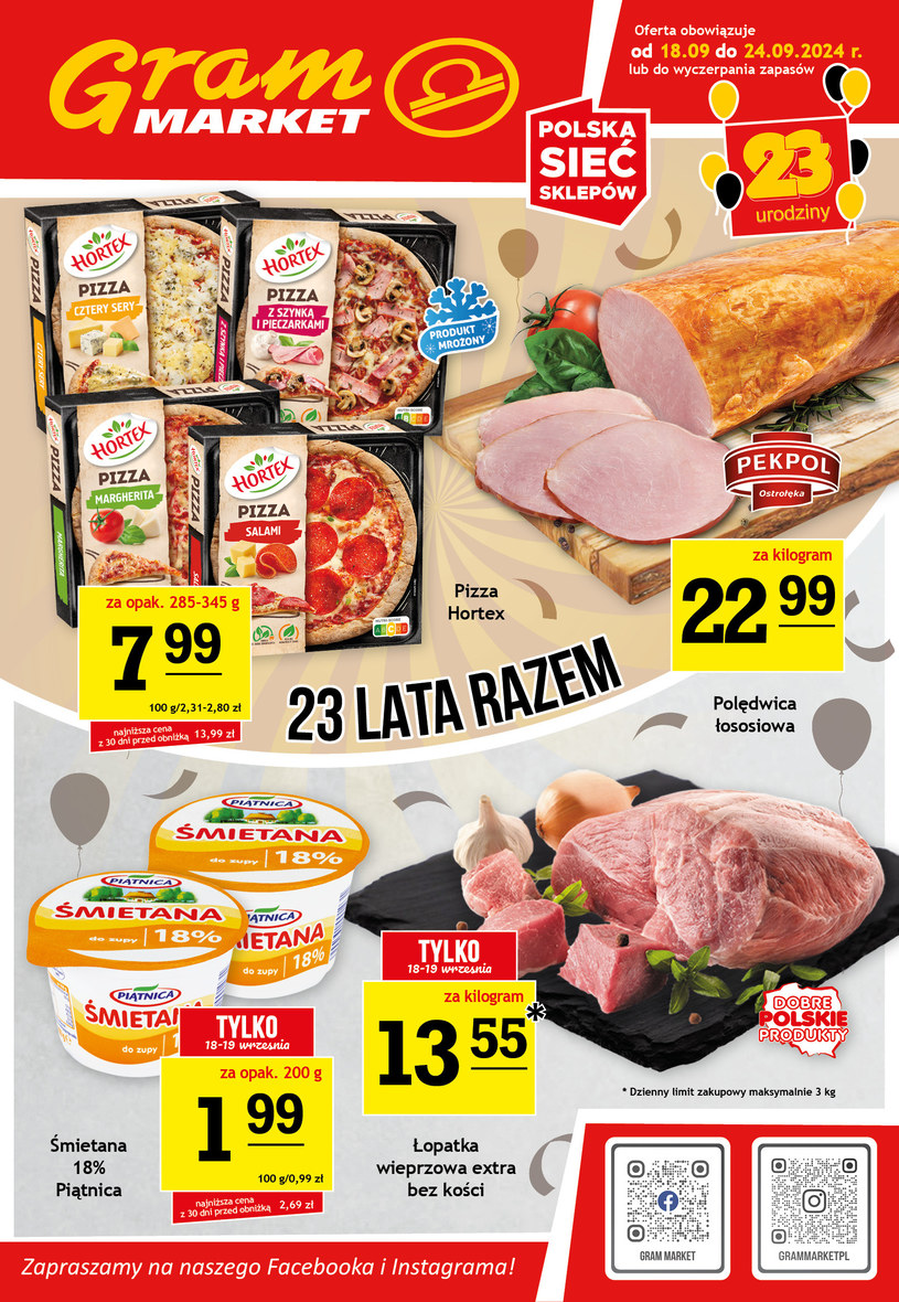 Gazetka: Gazetka promocyjna Gram Market - strona 1