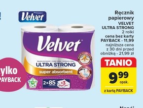 Velvet Ultra Strong Ręcznik papierowy 2 rolki niska cena