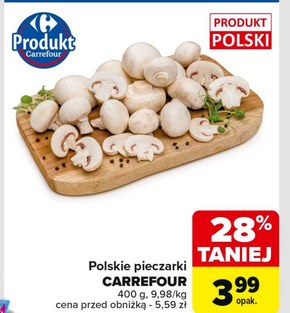 Pieczarki Carrefour niska cena