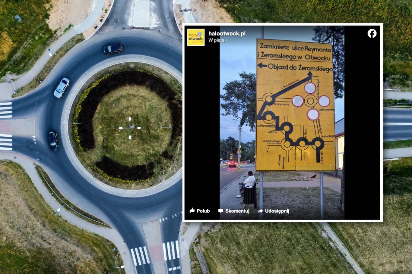 Kuriozalny znak w Otwocku. Mieszkańcy współczują przejezdnym / Fot. Damian Dzimidowicz/REPORTER halootwock.pl Kuriozalny znak w Otwocku. Mieszkańcy współczują przejezdnym / Fot. Damian Dzimidowicz/REPORTER halootwock.pl