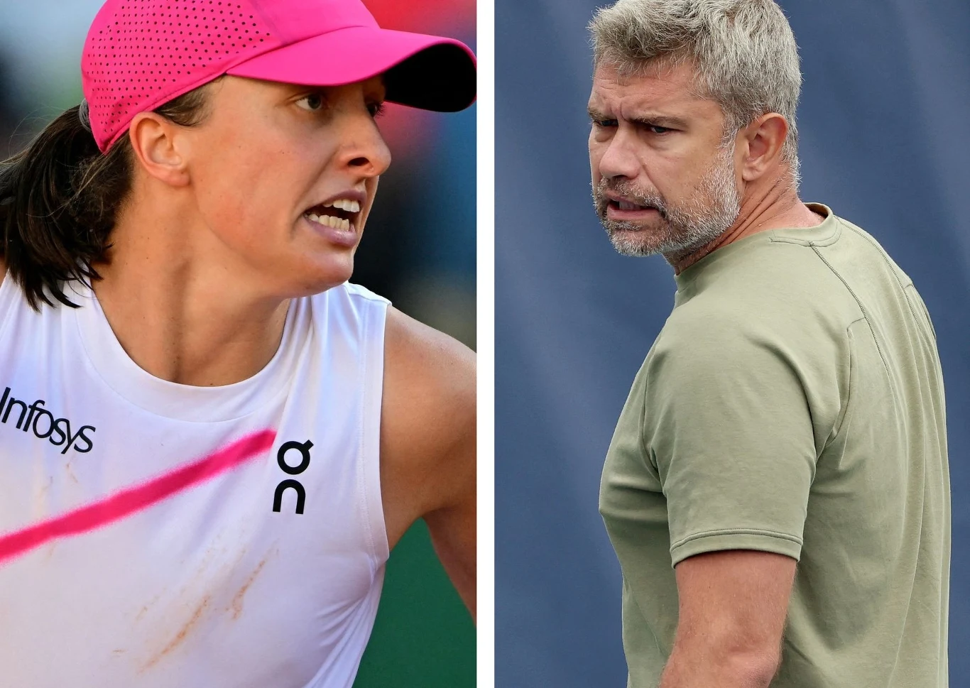 Iga Świątek i trener Tomasz Wiktorowski Iga Świątek i trener Tomasz Wiktorowski