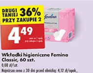 Wkładki higieniczne Femina