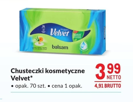 Chusteczki Velvet