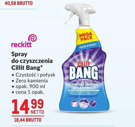 Cillit Bang Produkt do czyszczenia łazienki i kuchni 900 ml