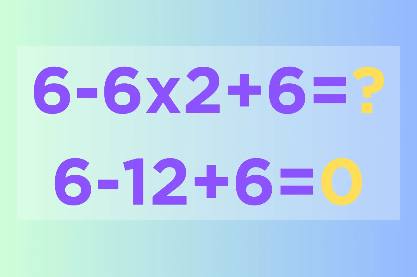 Rozwiązanie zagadki matematycznej. Dałeś radę obliczyć je w pamięci?