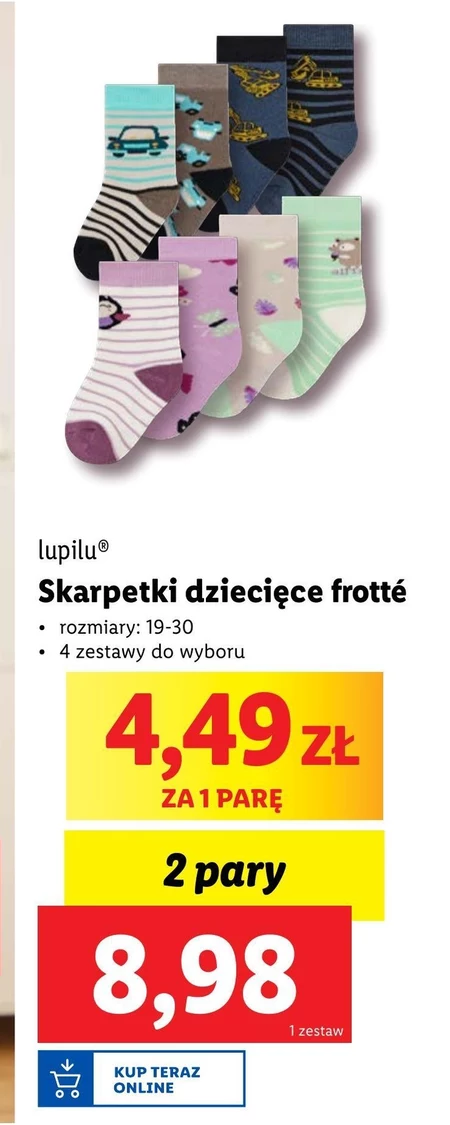 Skarpetki dziecięce Lupilu