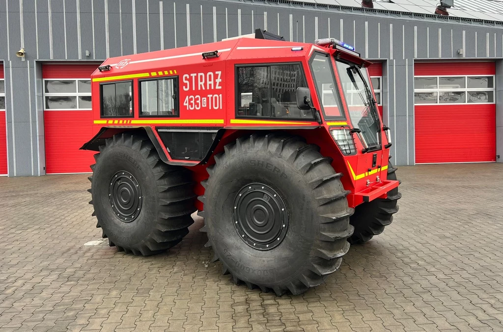 Sherp N 1200 należący do polskiej straży pożarnej