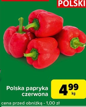 Papryka Polski niska cena