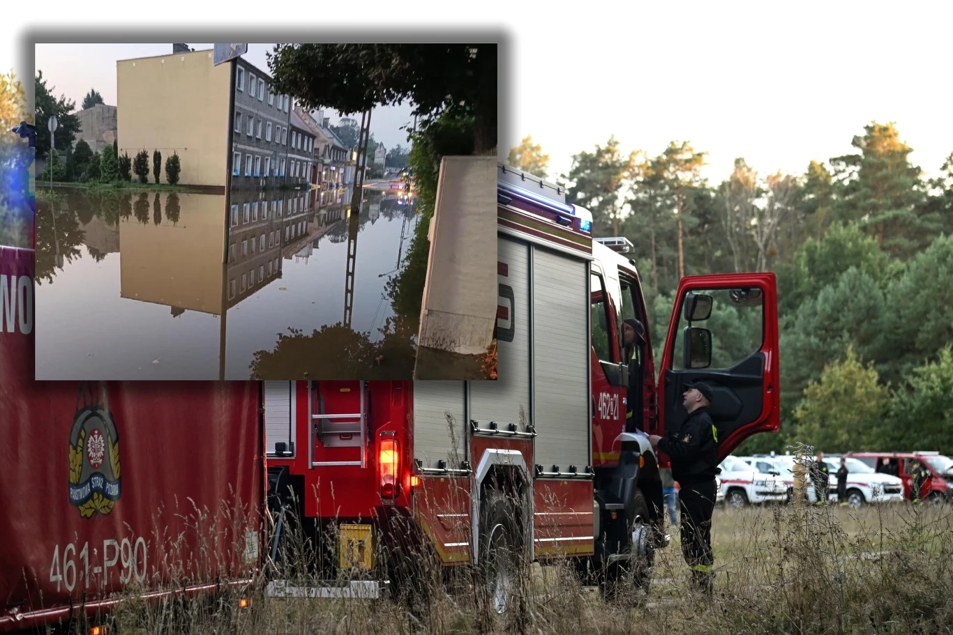 Dramatyczna sytuacja w Żaganiu. Woda wlewa się do miasta Dramatyczna sytuacja w Żaganiu. Woda wlewa się do miasta