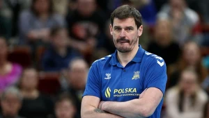 Trener PSG Stali Nysa Daniel Pliński