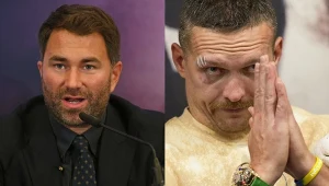 Eddie Hearn i Ołeksandr Usyk