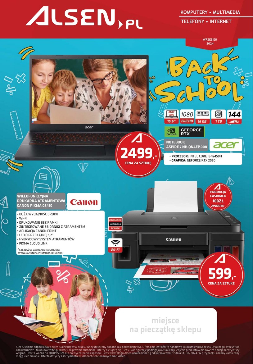 Gazetka: Alsen - back to school - strona 1