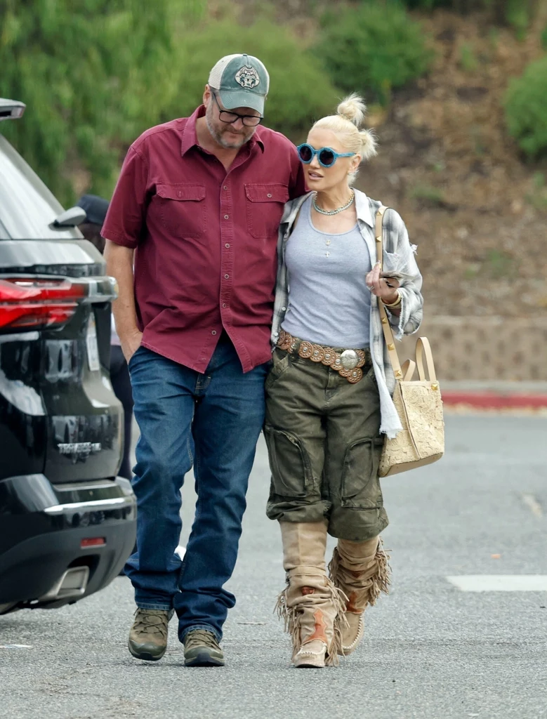 Gwen Stefani z mężem, Blakiem Sheltonem 