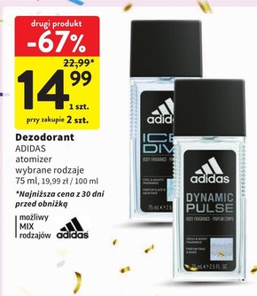 Adidas Dynamic Pulse Zapachowy dezodorant do ciała 75 ml niska cena