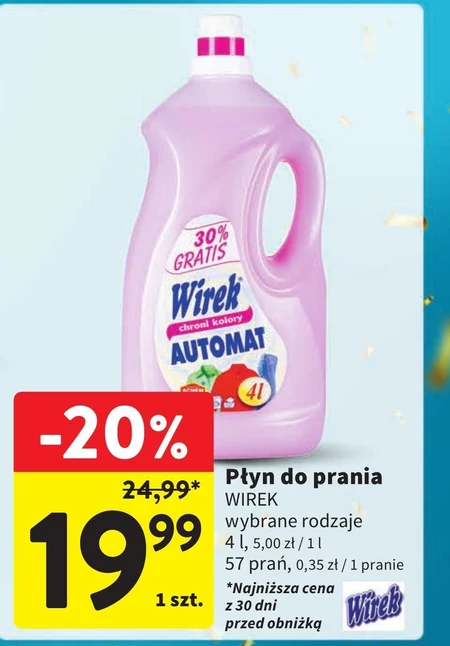 Płyn do prania Wirek