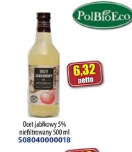 Ocet jabłkowy Polbioeco