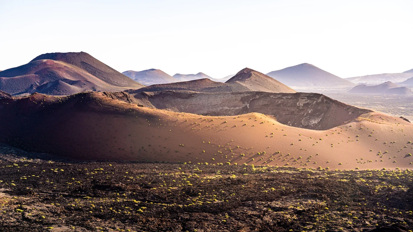 Park narodowy Timanfaya: księżycowy krajobraz na Lanzarote.