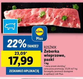 Żeberka wieprzowe Rzeźnik niska cena