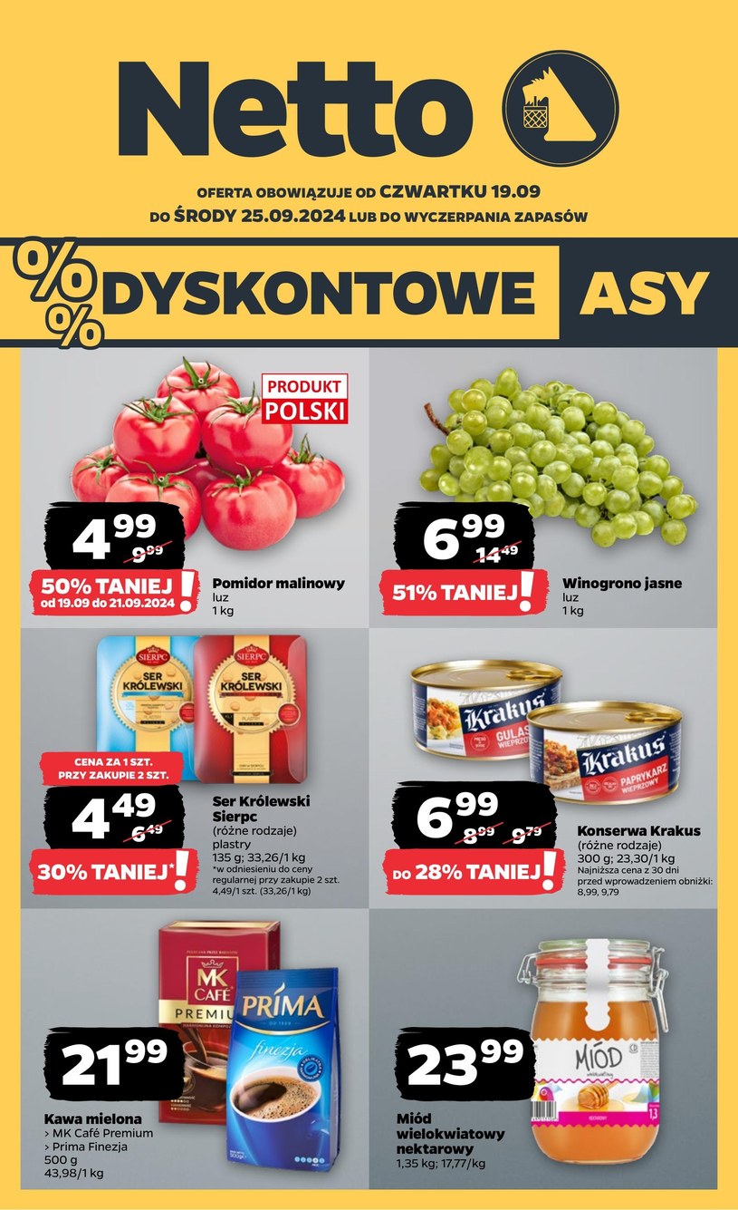 Gazetka: Dyskontowe Asy - Netto - strona 1