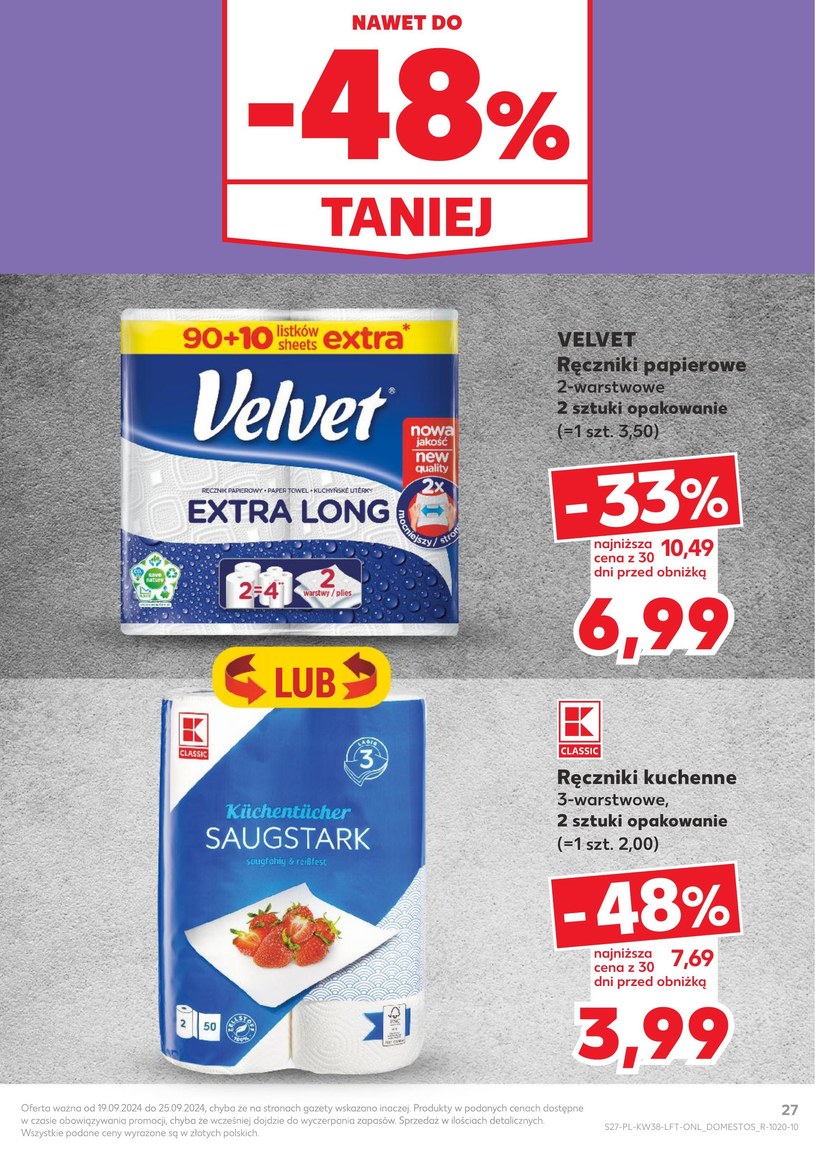 Gazetka: U nas zawsze najlepszy wybór - Kaufland - strona 27