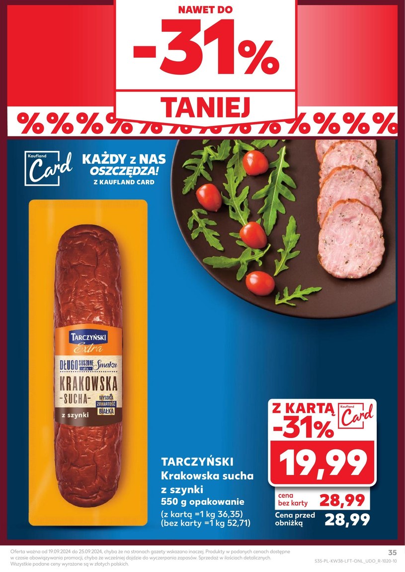 Gazetka: U nas zawsze najlepszy wybór - Kaufland - strona 35